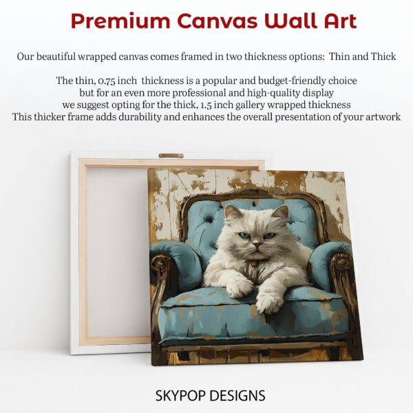 Cat Chair Art