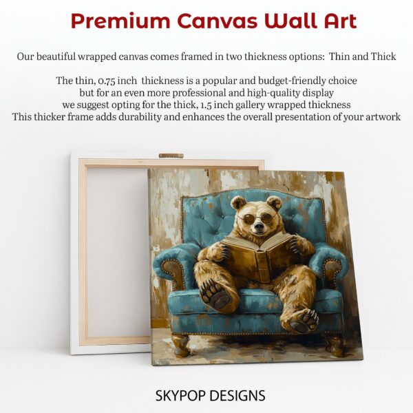 Bear Reading Art