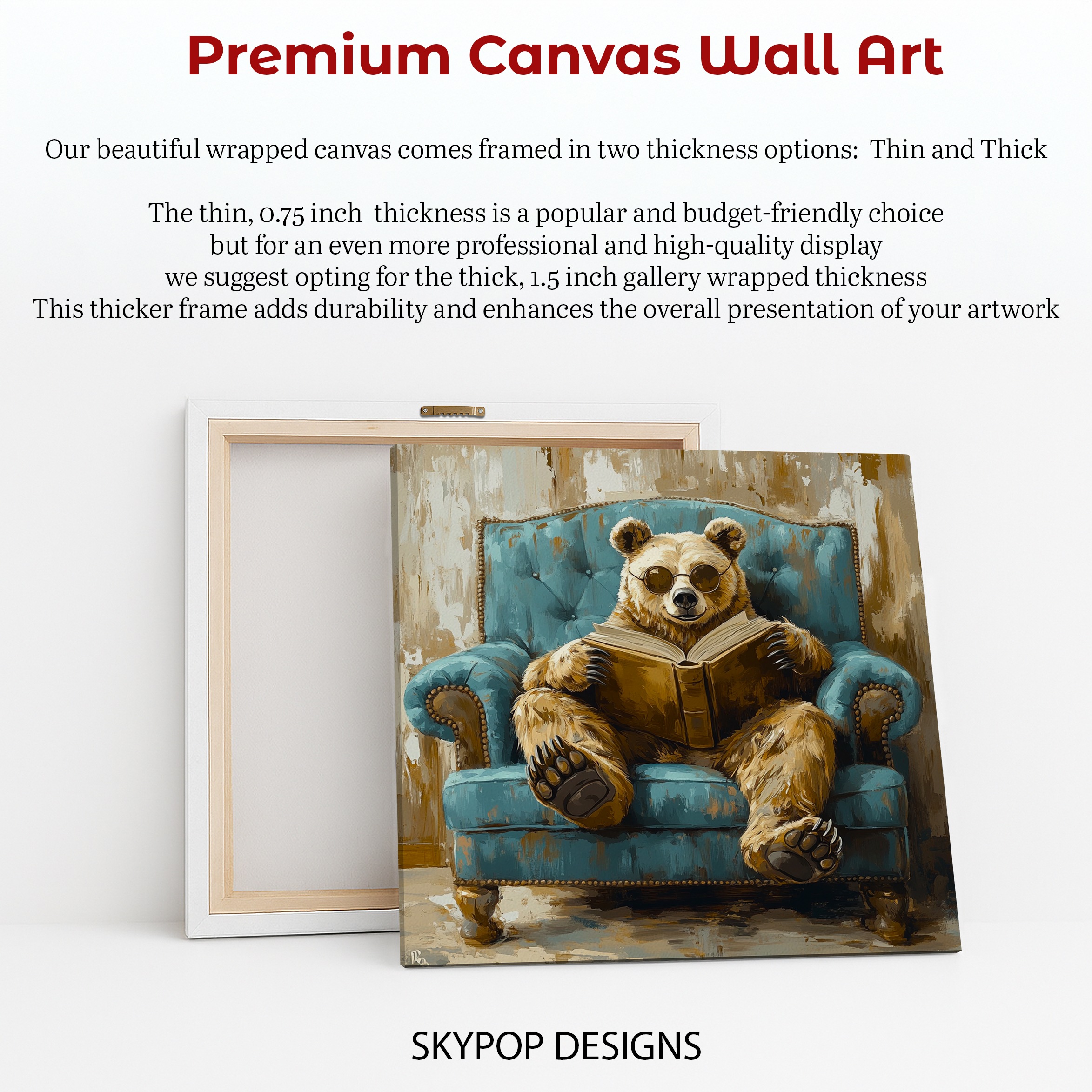 6.jpg Bear Reading Art