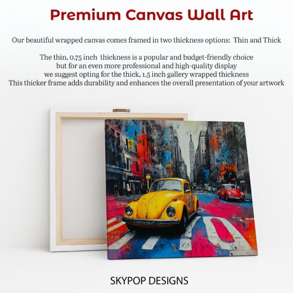 New York Beetle Taxi Art