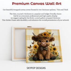 Highland Cow Art