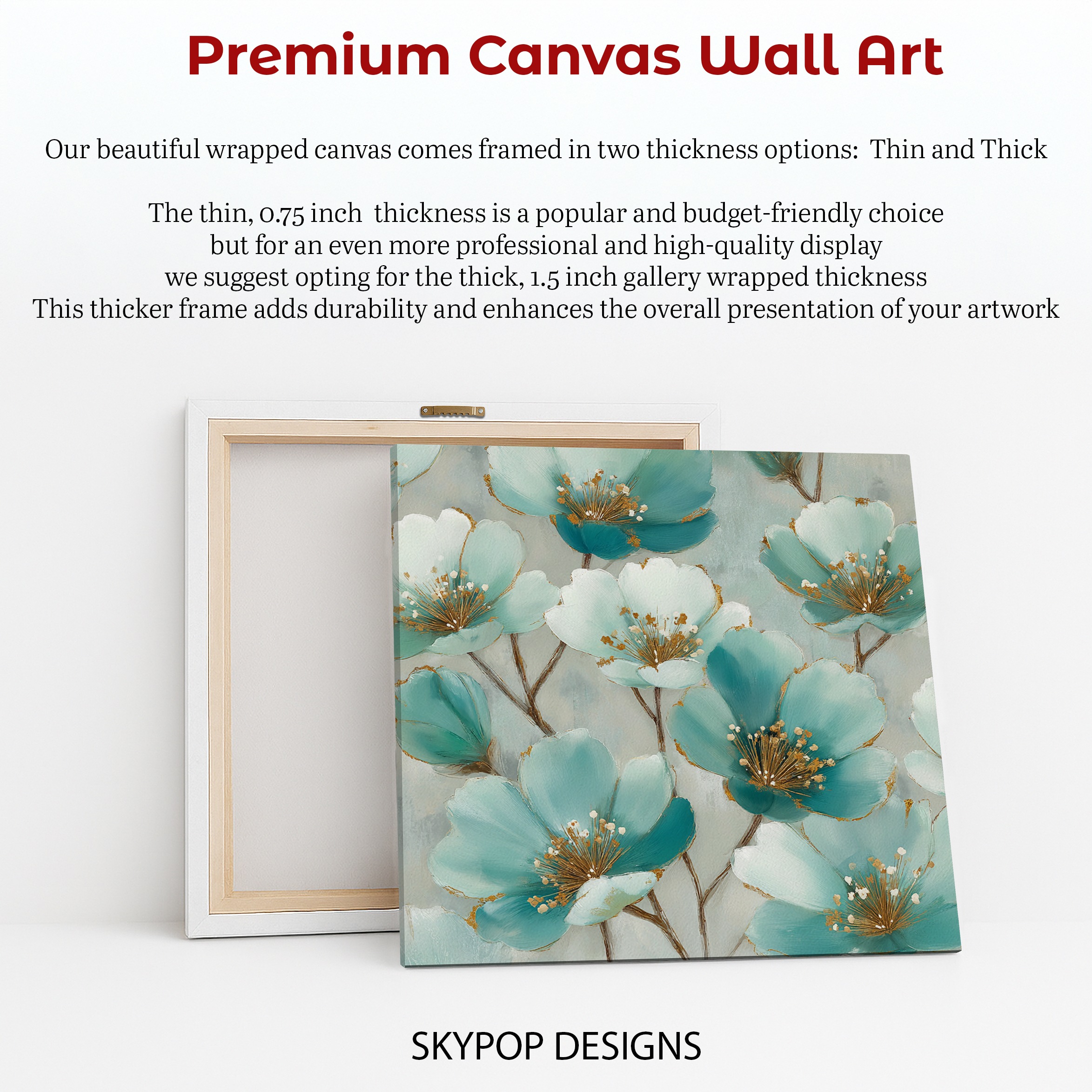 6.jpg Teal Blossom Art