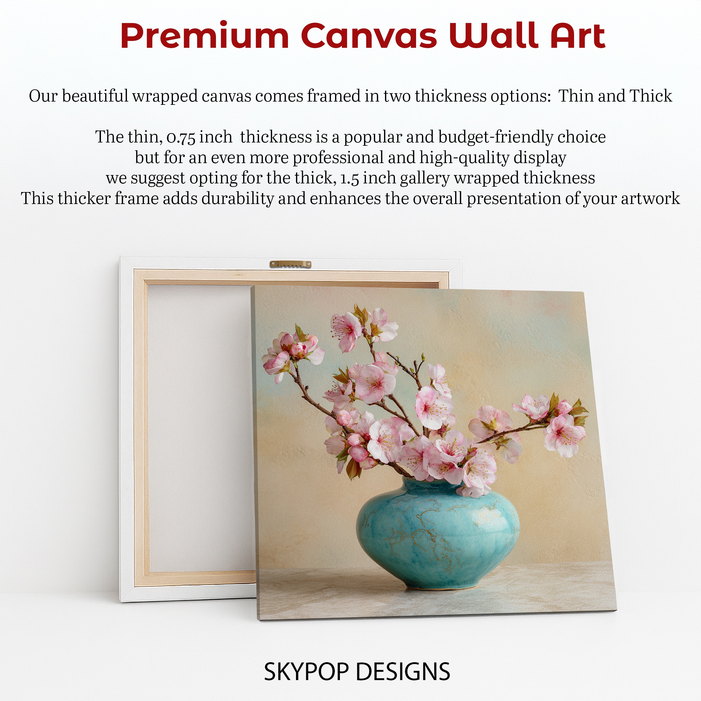 6.jpg Cherry Blossom Vase Art
