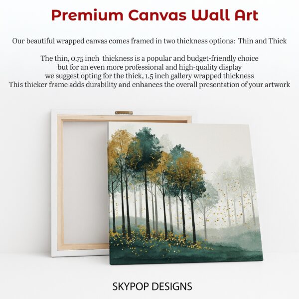 Misty Forest Art