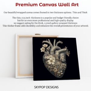 Blooming Heart Anatomy Art