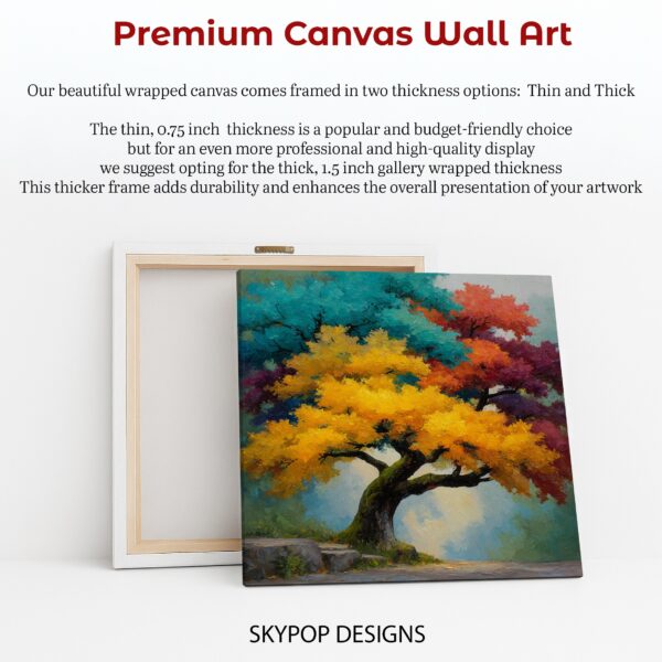 Vibrant Tree Art