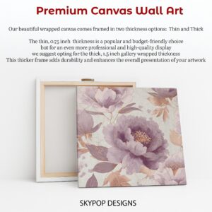 Lavender Peony Art