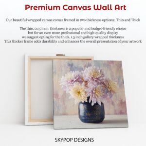 Pastel Chrysanthemum Art