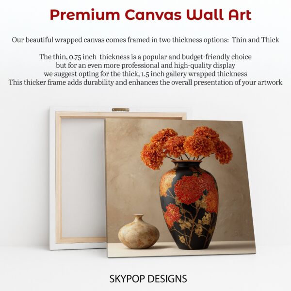 Marigold Vase Art