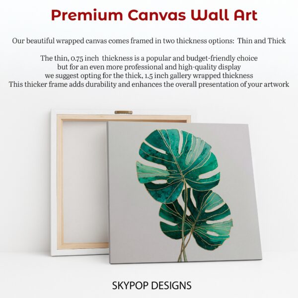 Monstera Leaf Art