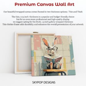Bunny Reading Art