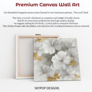 Elegant White Blossoms Art