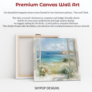 Seaside Window View Art