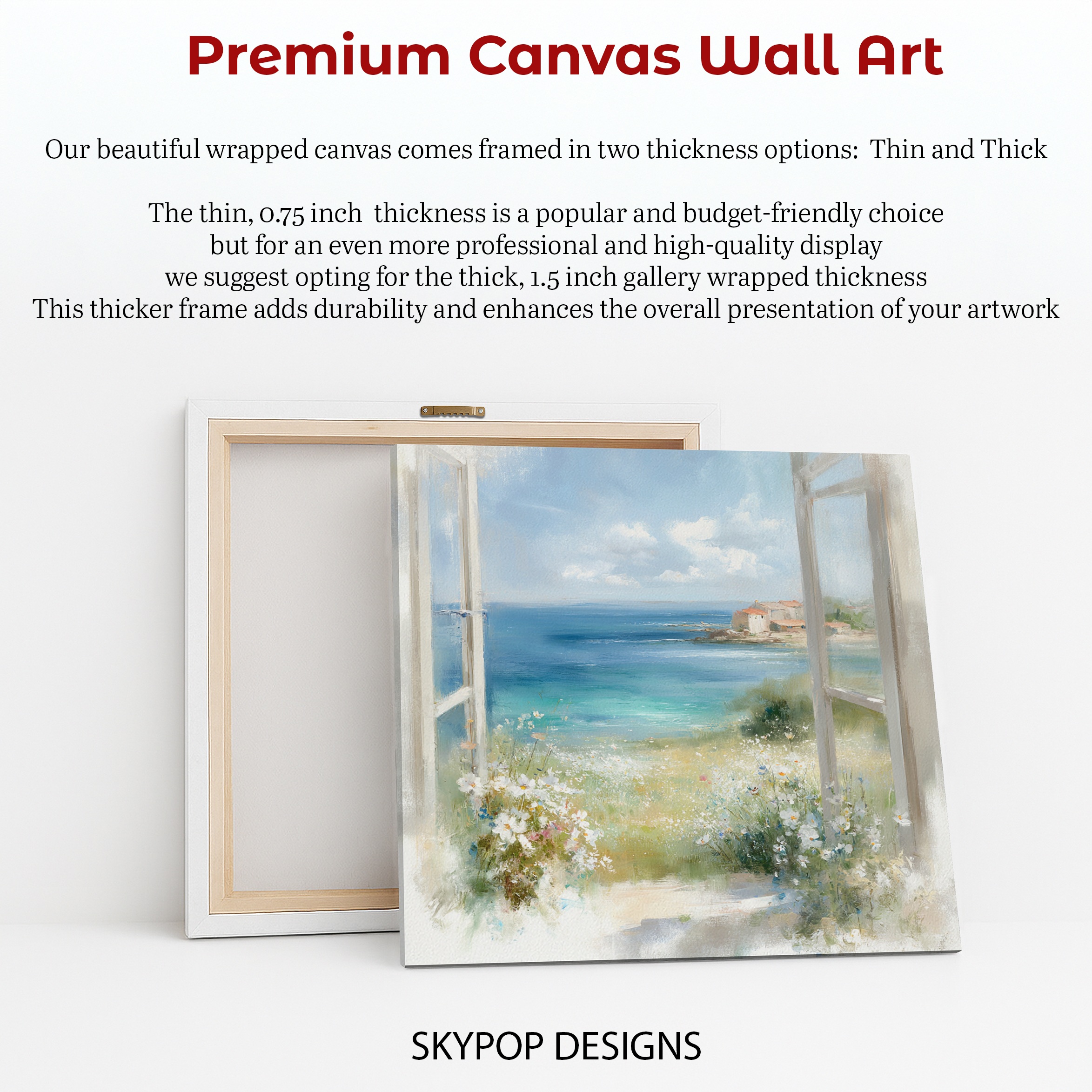 6.jpg Seaside Window View Art