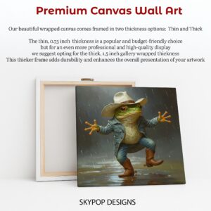 Cowboy Frog Art