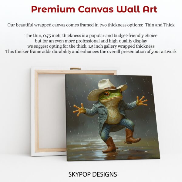 Cowboy Frog Art