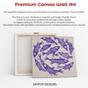 Purple Fish Art