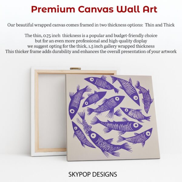 Purple Fish Art