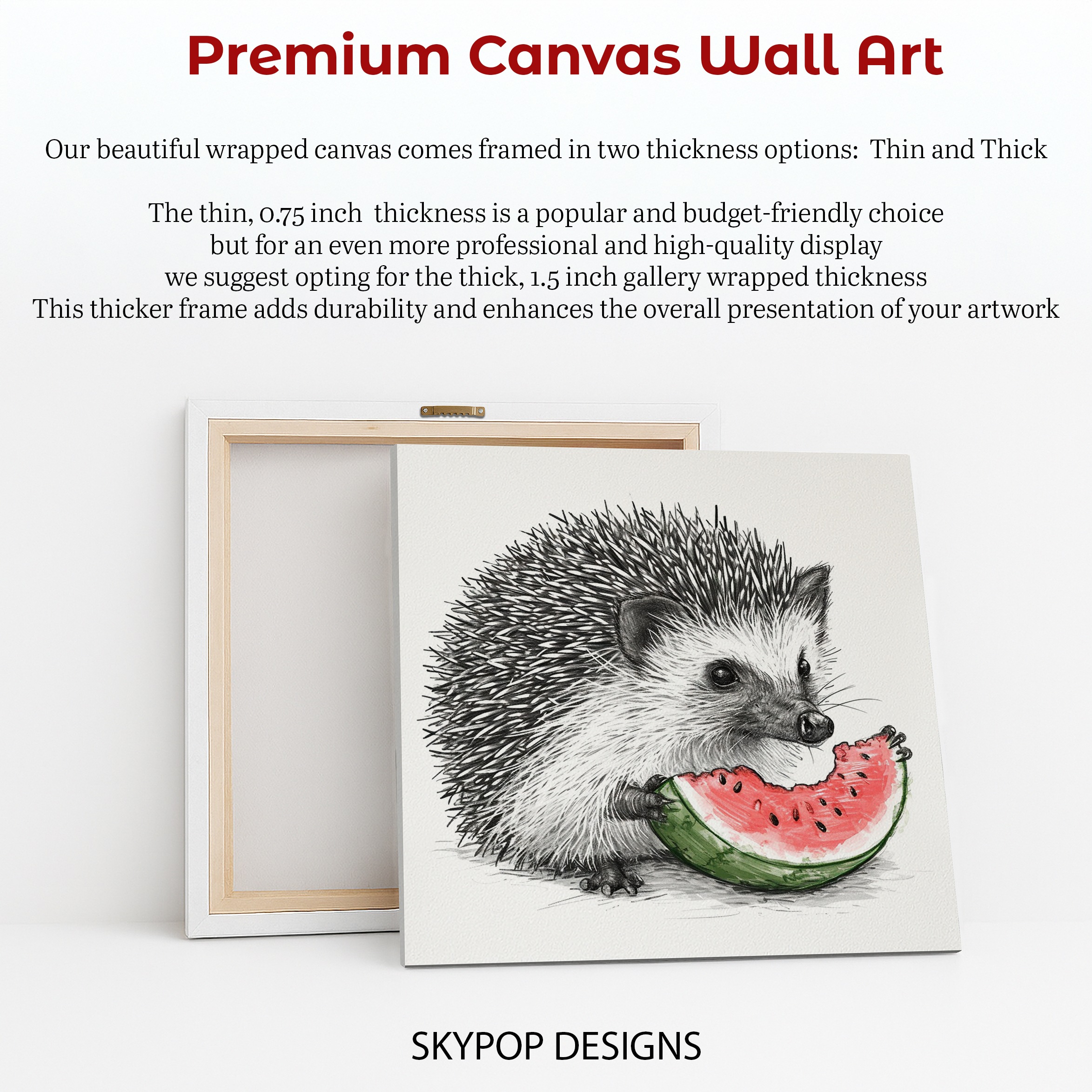 6.jpg Hedgehog Wall Art