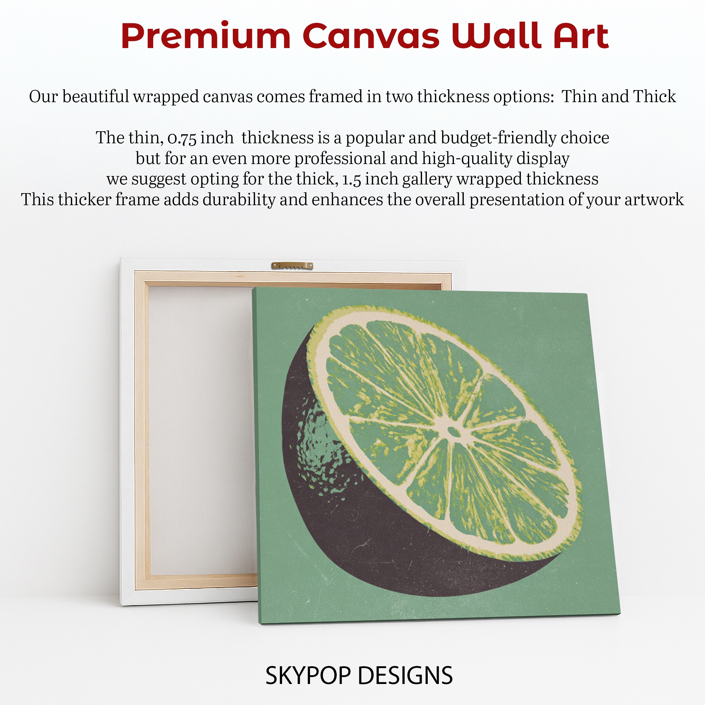 6.jpg Retro Lime Slice Art