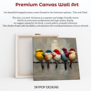 Colorful Birds Art