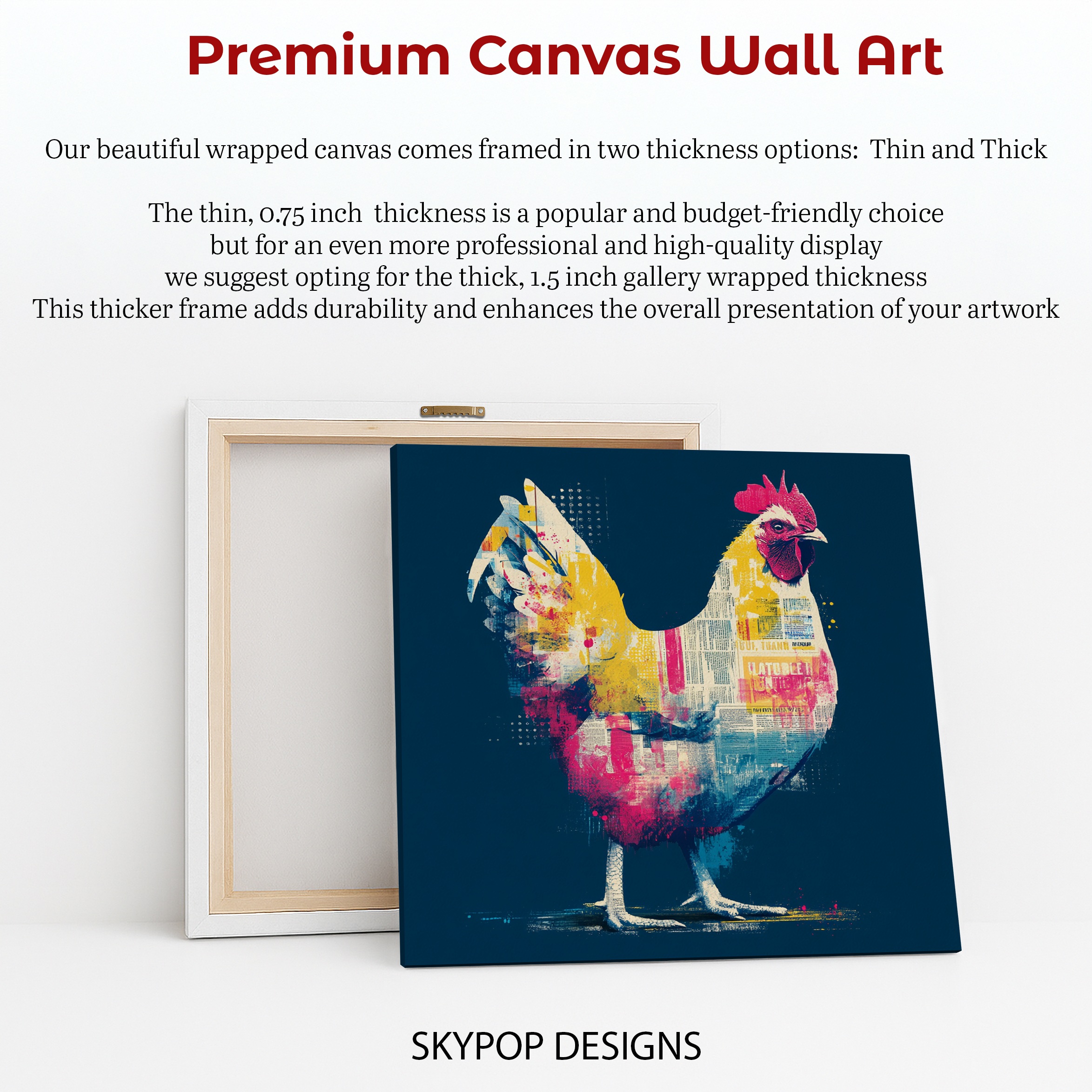 6.jpg Colorful Rooster Art