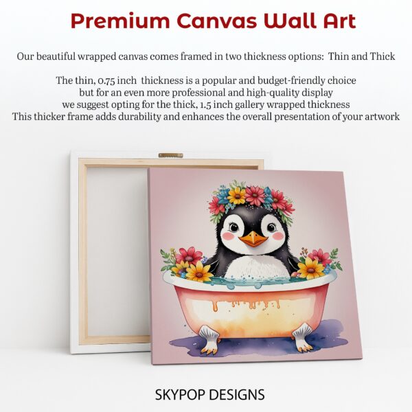 Penguin Bath Art