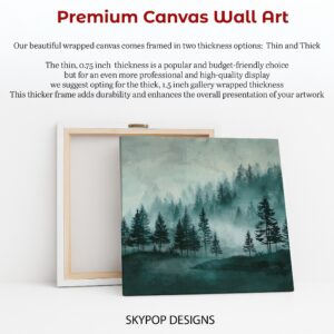 Misty Forest Art