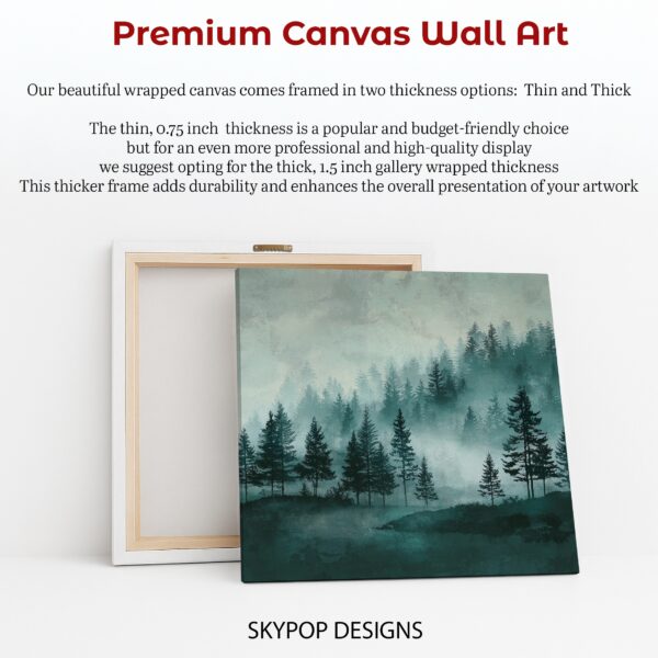 Misty Forest Art