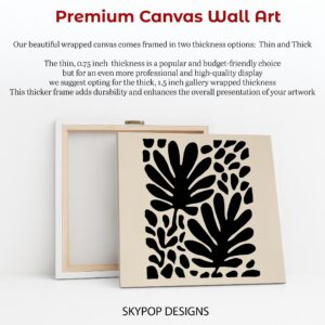Modern Leaf Silhouette Art