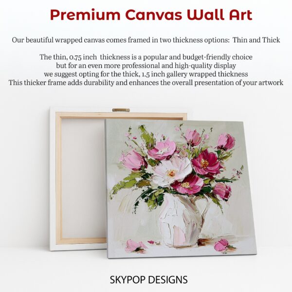 Pink Peony Bouquet Art