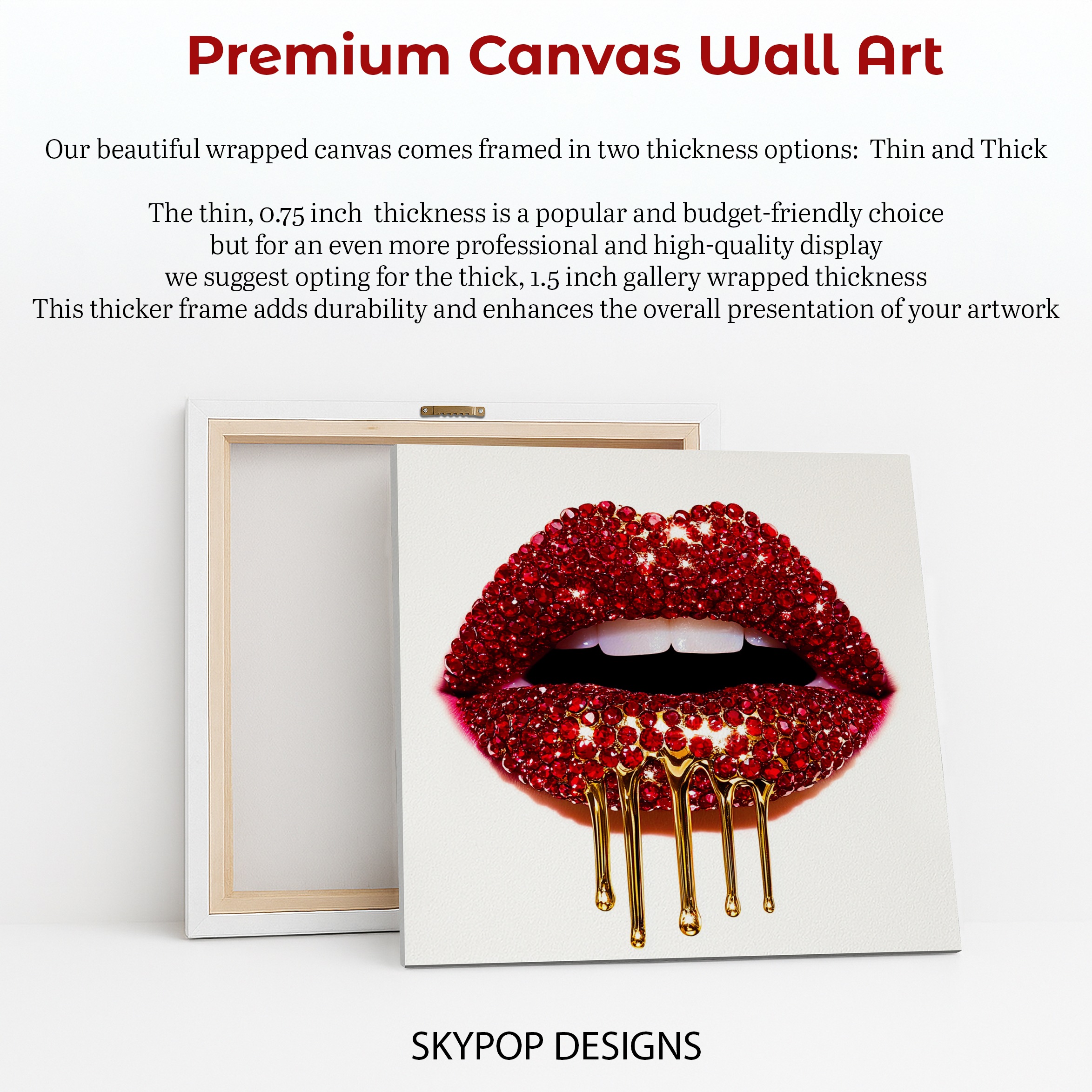 6.jpg Glamorous Red Lips Art