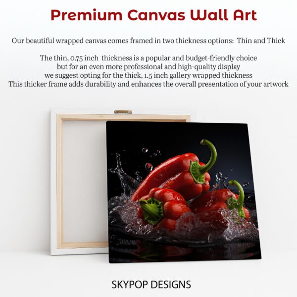 Red Pepper Splash Art