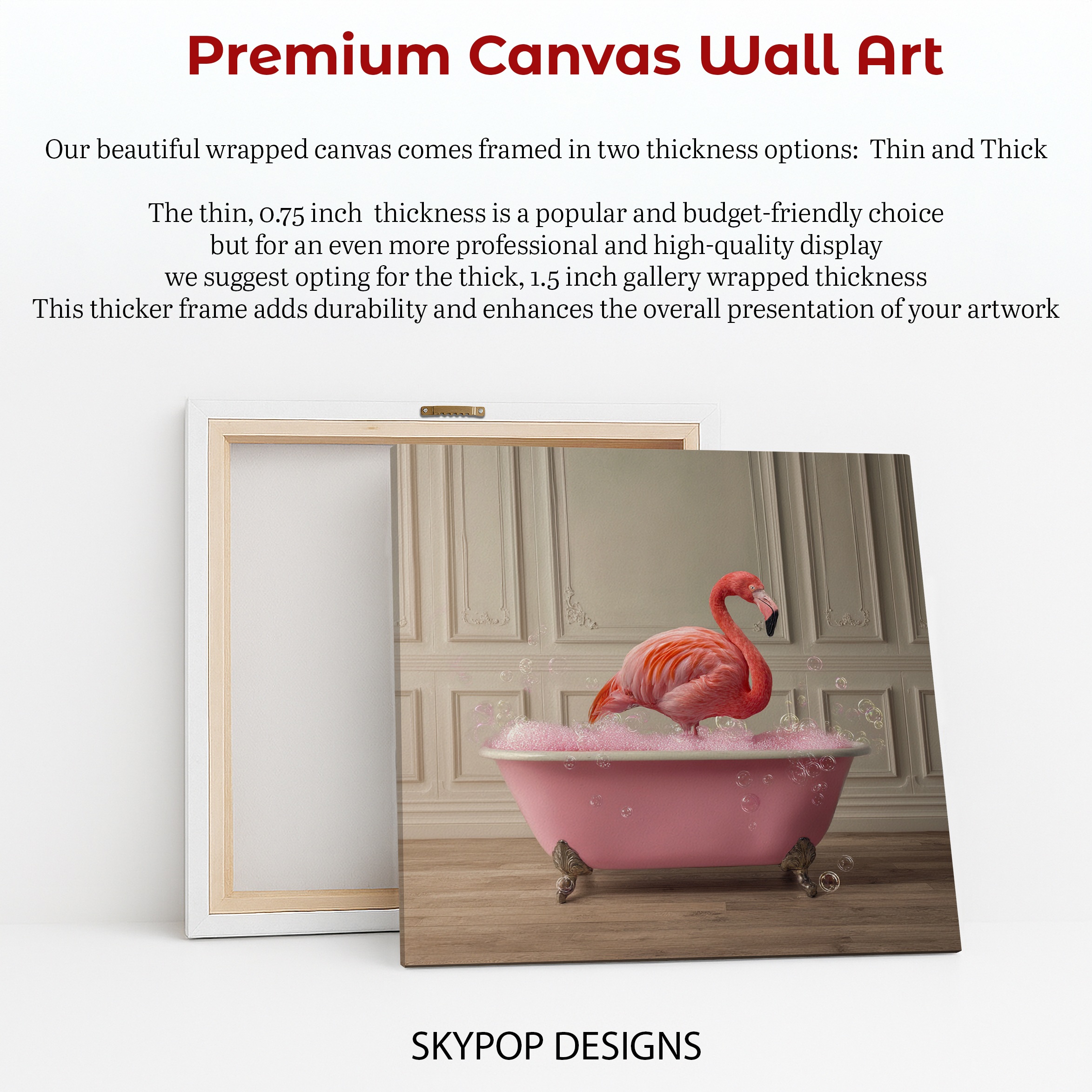 6.jpg Flamingo Bubble Bath Art