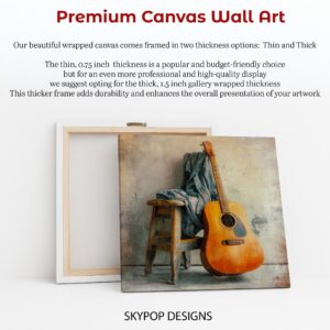 Rustic Guitar Melody Art