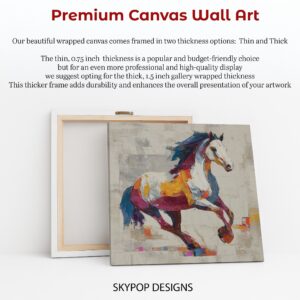 Colorful Horse Art