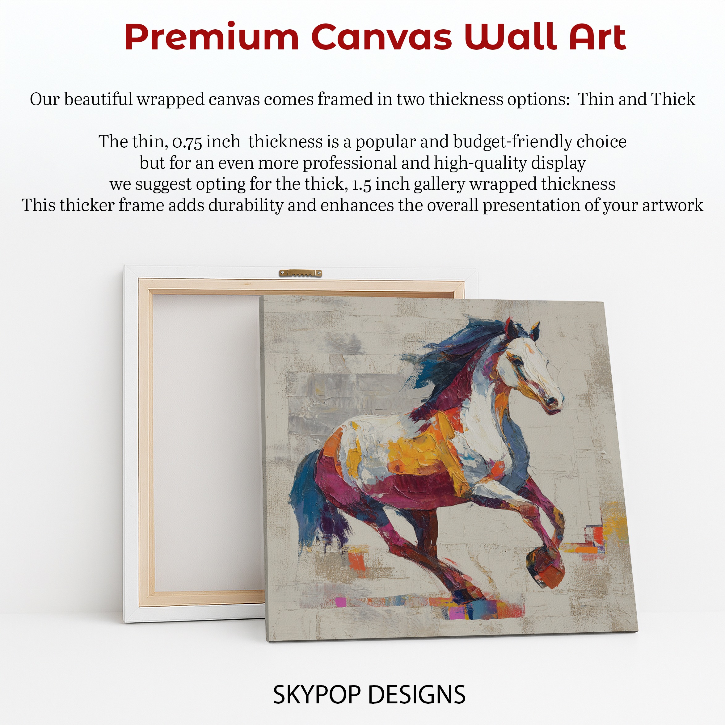 6.jpg Colorful Horse Art