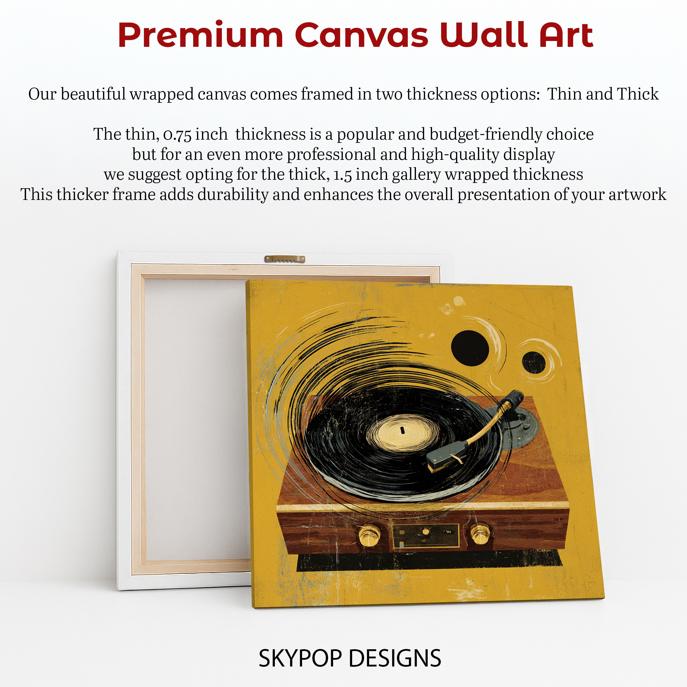 6.jpg Vintage Vinyl Record Player Art