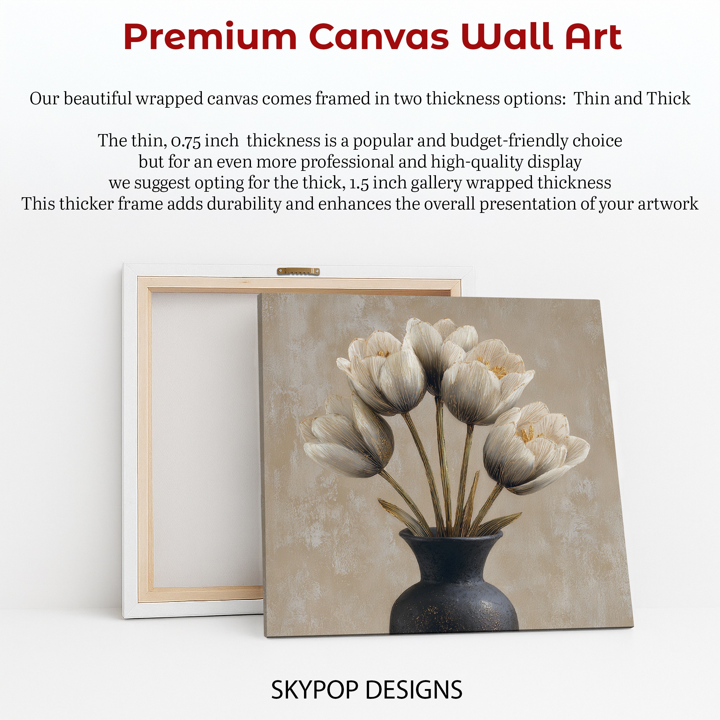 6.jpg Elegant White Tulips Art