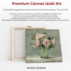 Vintage Rose Bouquet Art