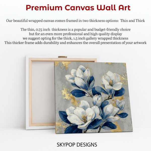 Blue Magnolia Art