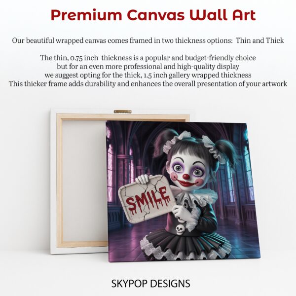 Creepy Clown Smile Art