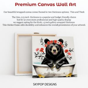 Bear Bathtub Art