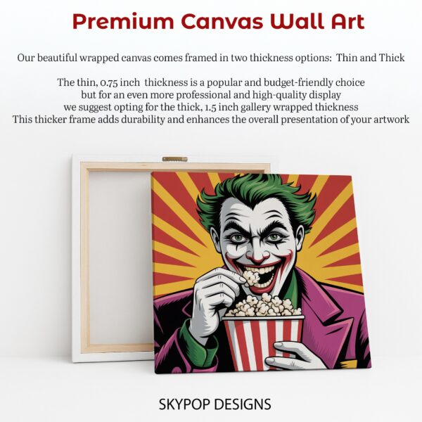 Joker Popcorn Art