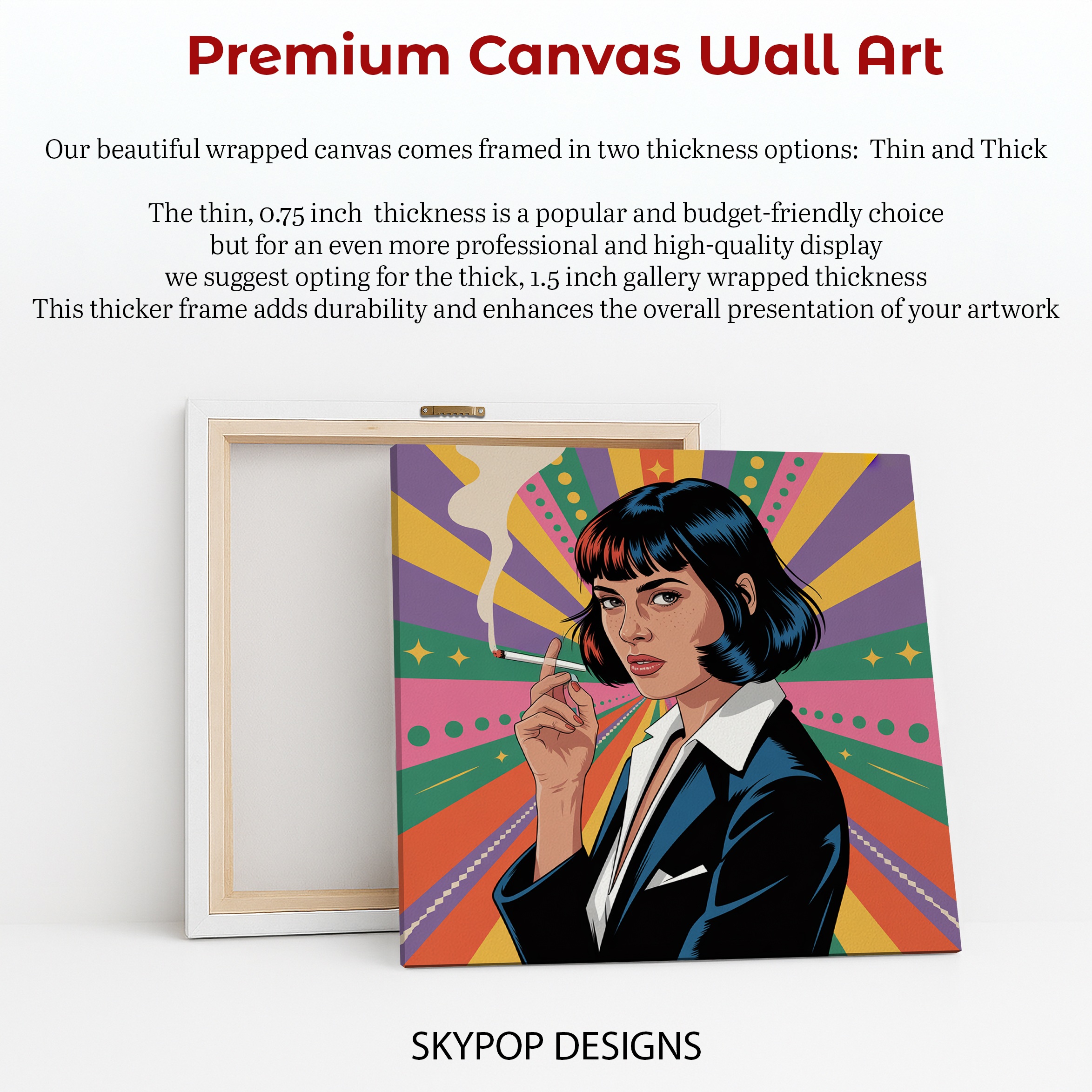 6.jpg Retro Smoking Lady Art