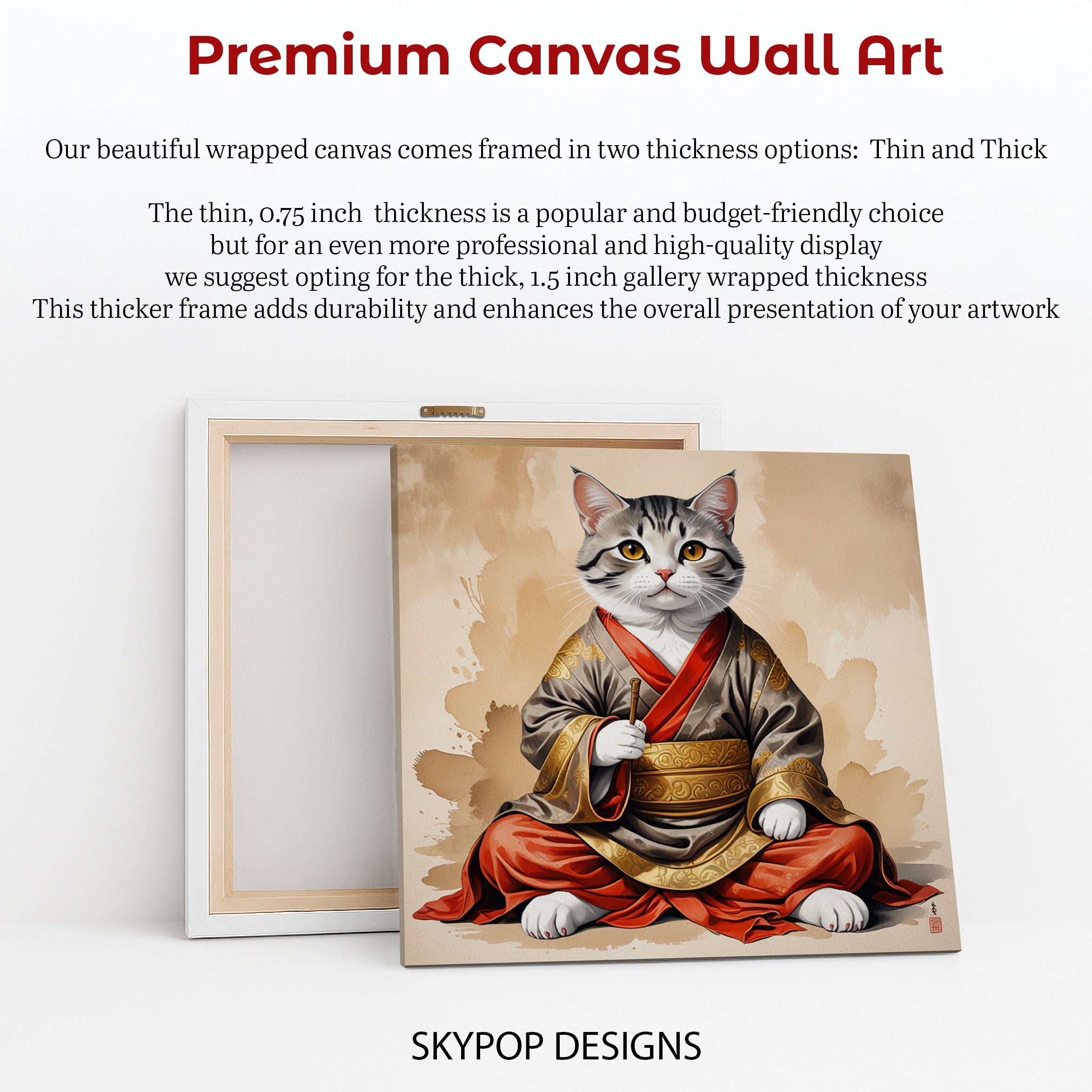 6.jpg Samurai Cat Art