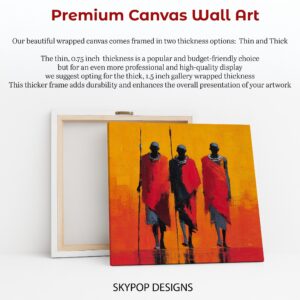 Maasai Warriors Art