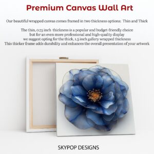 Blue Peony Art