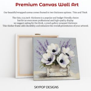 Lavender Poppy Art