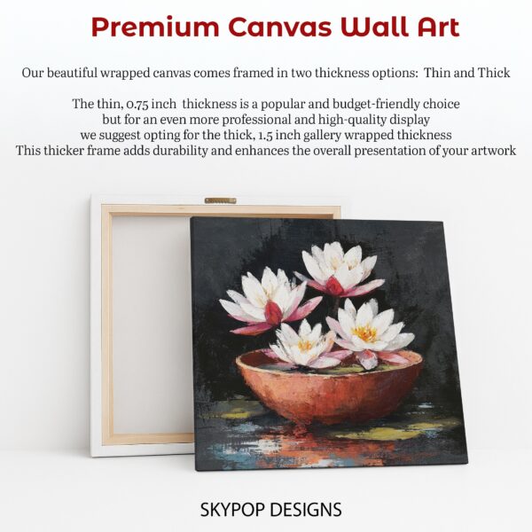 Lotus Flower Bowl Art